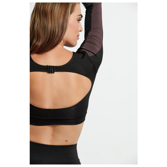 Bodytalk Γυναικεία μακρυμάνικη μπλούζα Crop Beyondsports